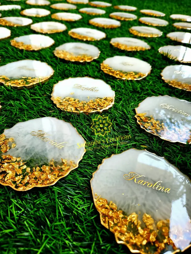 4" Personalized Tea-Coasters 