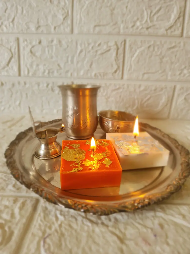 Soy Wax Scented Kalakand Sweet Candle (100gm)