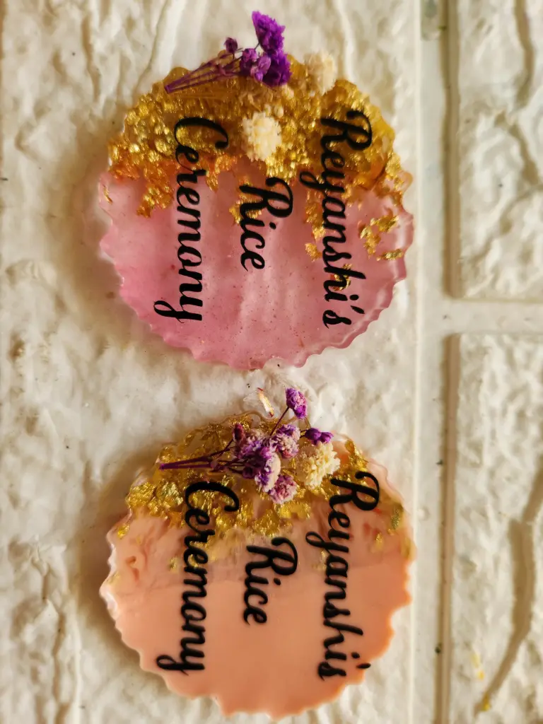 2" Customized Fridge Magnet For Rice Eating Ceremony as Souvenir 