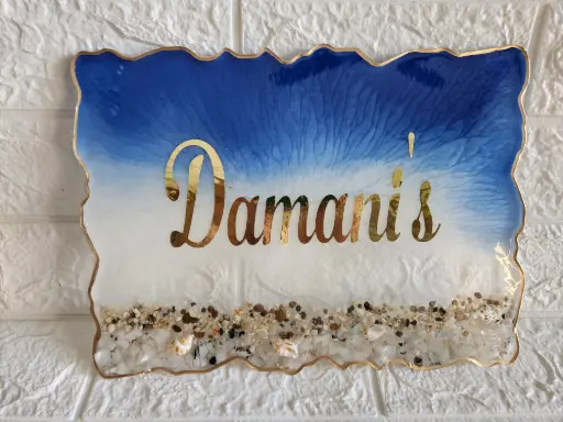 12"×9" Pure Resin Customized Nameplate 