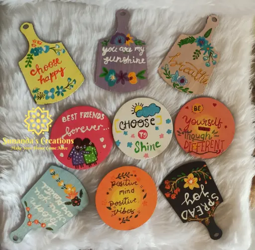 3" Handpainted Fridge Magnet 