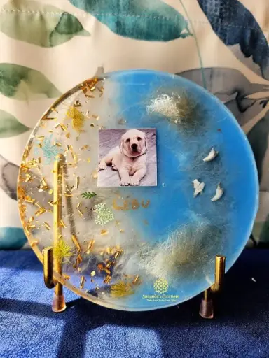 6" Fur Baby Tooth & Hair Preservation Plate 